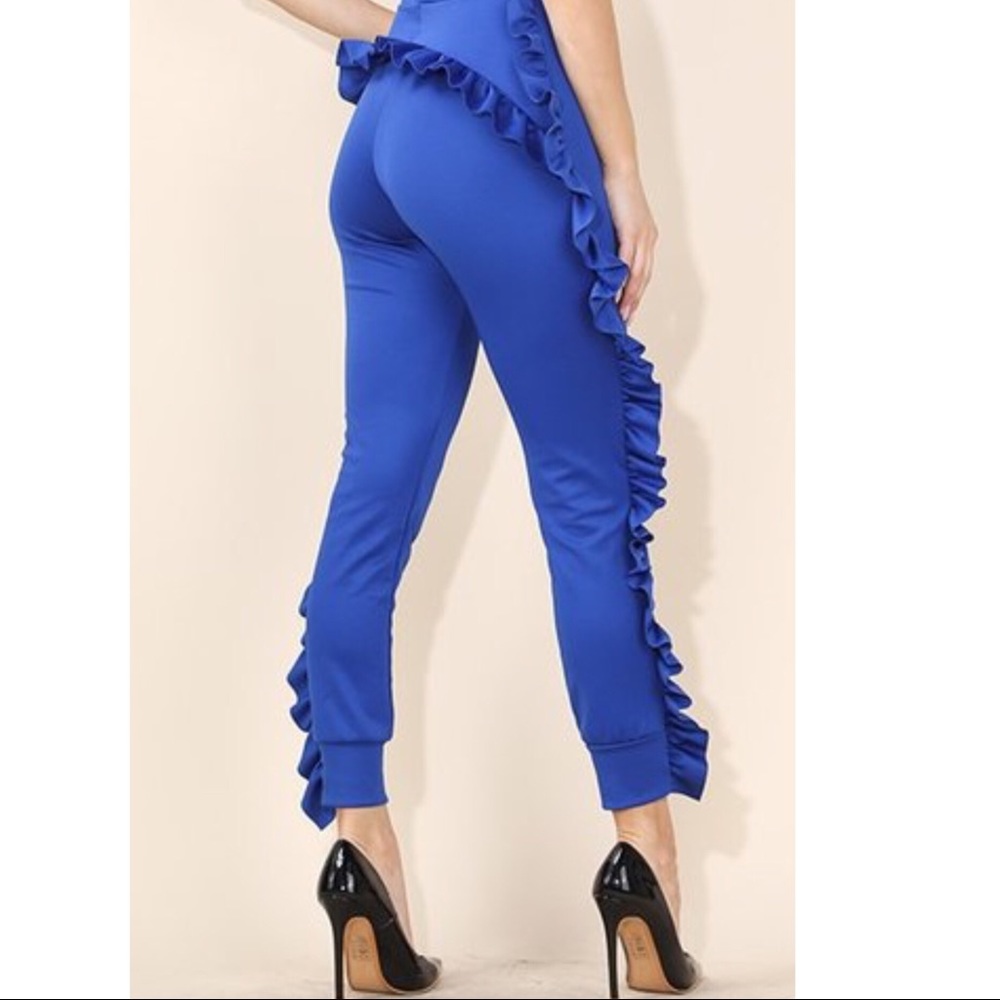 JUMPSUIT WITH RUFFLE DETAILS - Picture 2 of 2